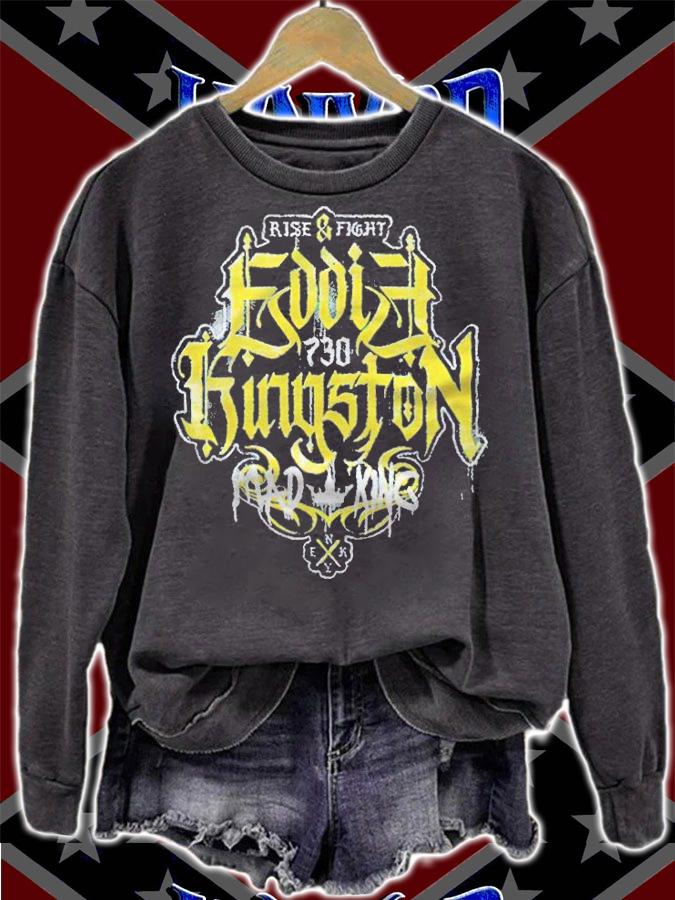 Eddie Kingston Rise Fight logo T-shirt