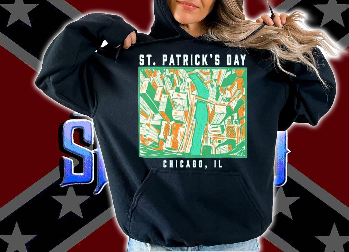 St Patrick's Day Chicago River Shirt hoodie