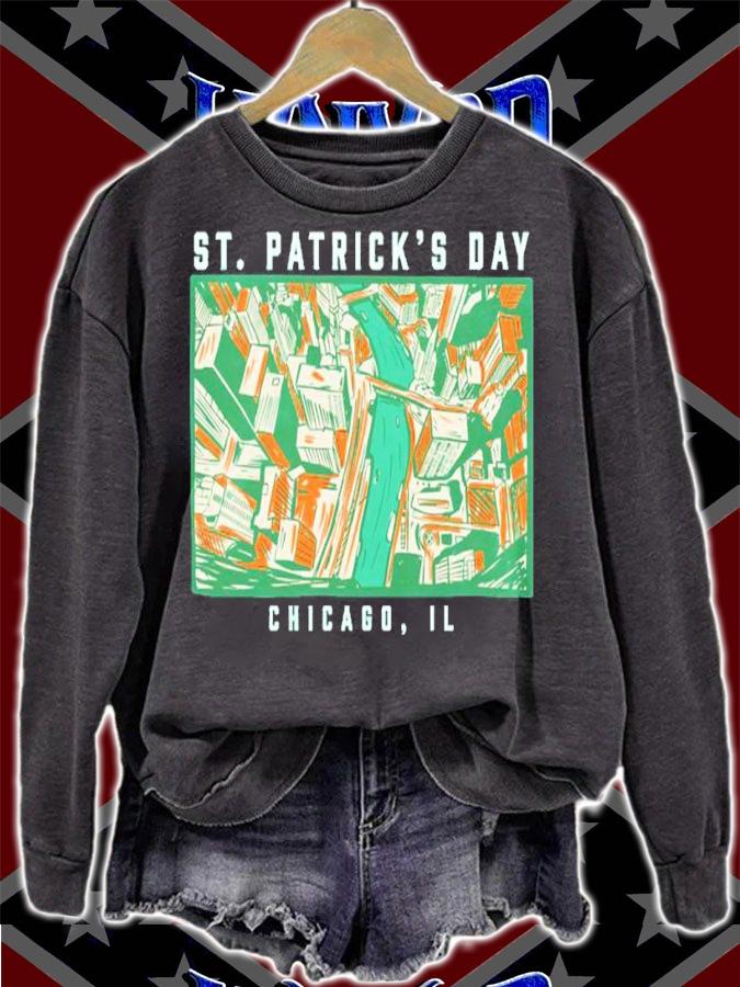 St Patrick's Day Chicago River Shirt sweatshirt
