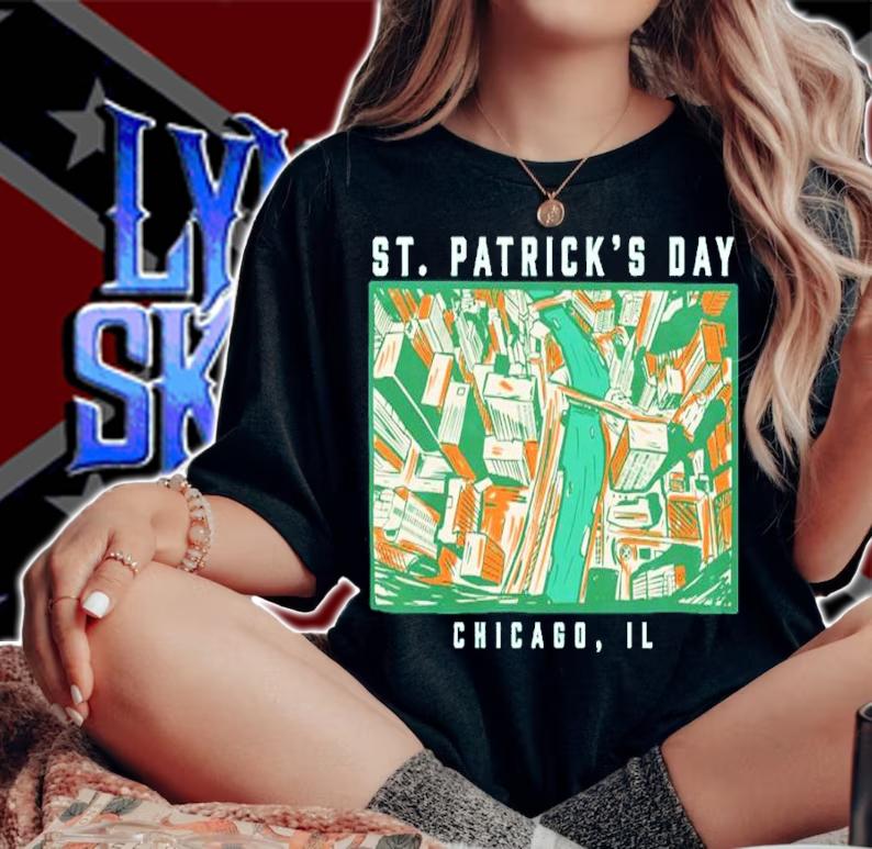 St Patrick's Day Chicago River Shirt woman shirt
