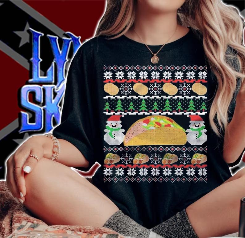 Taco Ugly Christmas Shirt Taco Lover Shirt woman shirt