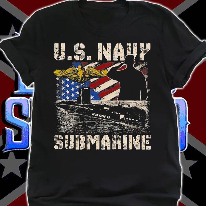 U.S Navy Submarine Silent Service Vintage T-Shirt shirt
