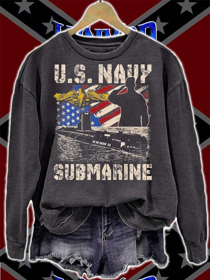 U.S Navy Submarine Silent Service Vintage T-Shirt sweatshirt