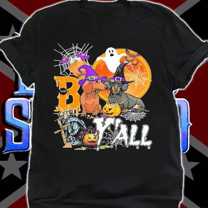 Boo Y'all Chihuahua Wear A Witch Hat Halloween shirt