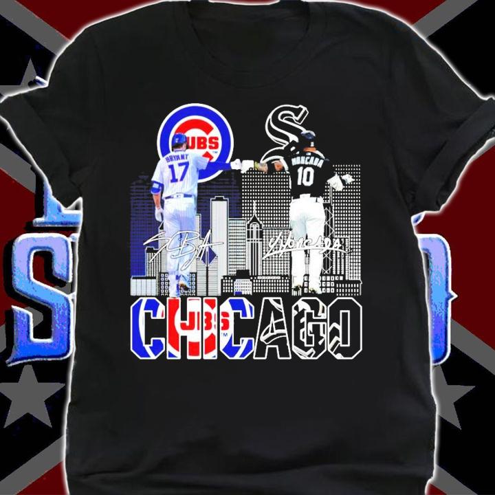 Chicago Kris Bryant vs Yon Moncada signature shirt