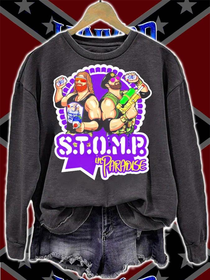 Major Wrestling Figure Podcast STOMP PBR Major Shirt sweatshirt