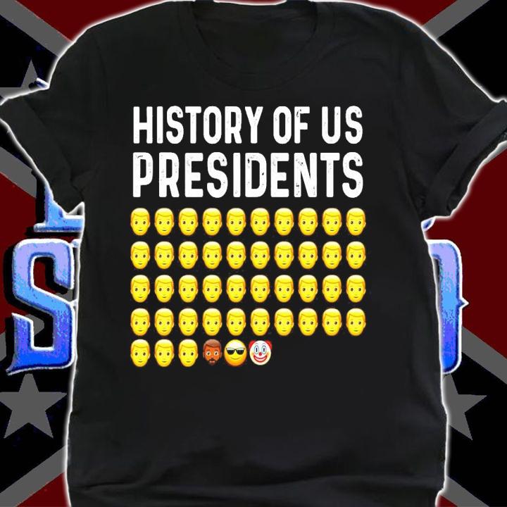 Official history of us president shirt shirt