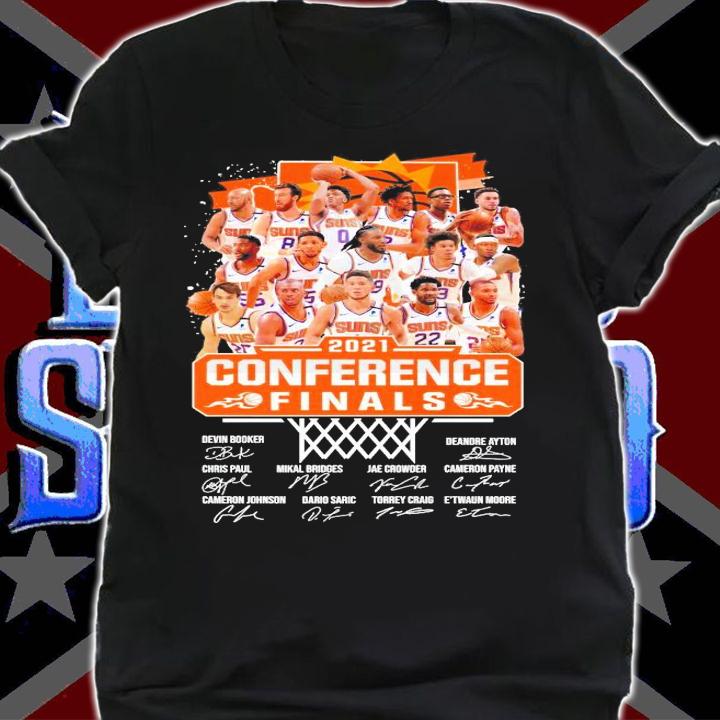 Phoenix Suns 2021 Conference Finals signatures shirt