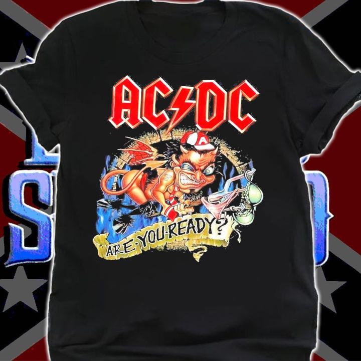 Rare Vintage ACDC Are You Ready shirt shirt