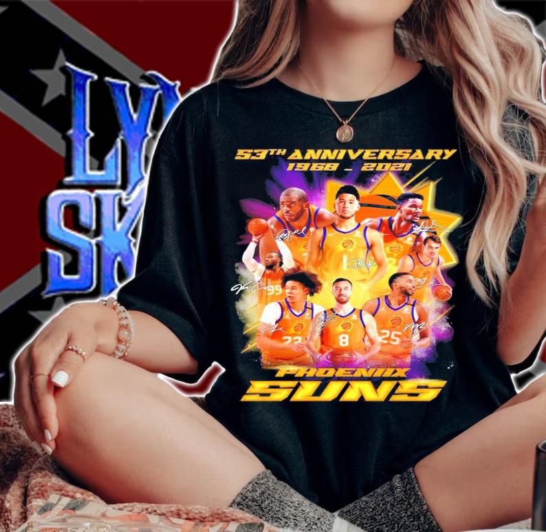 53th anniversary 1968-2021 Phoenix Suns shirt woman shirt