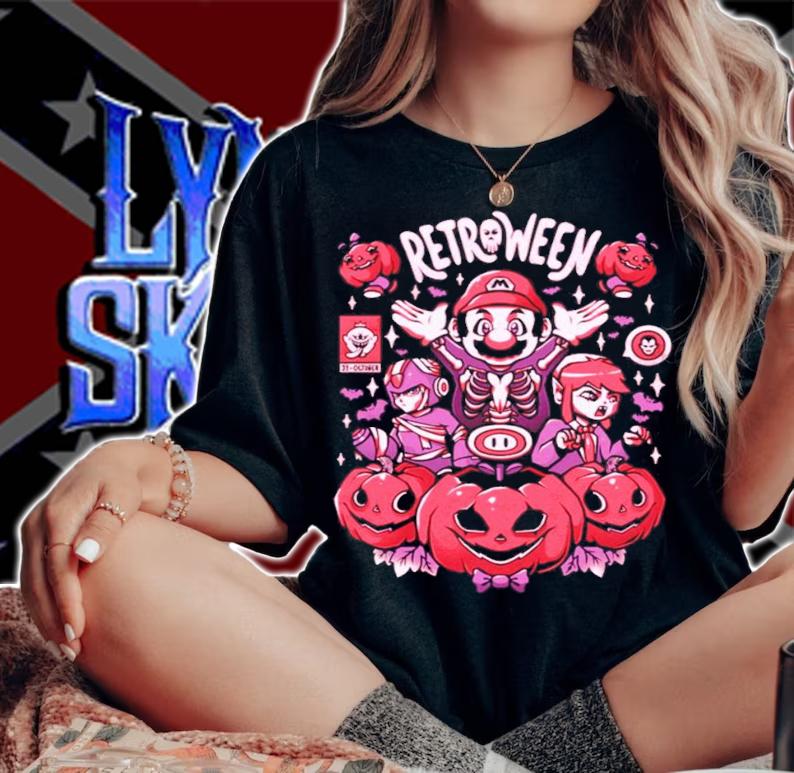 Games Mario Halloween shirt woman shirt