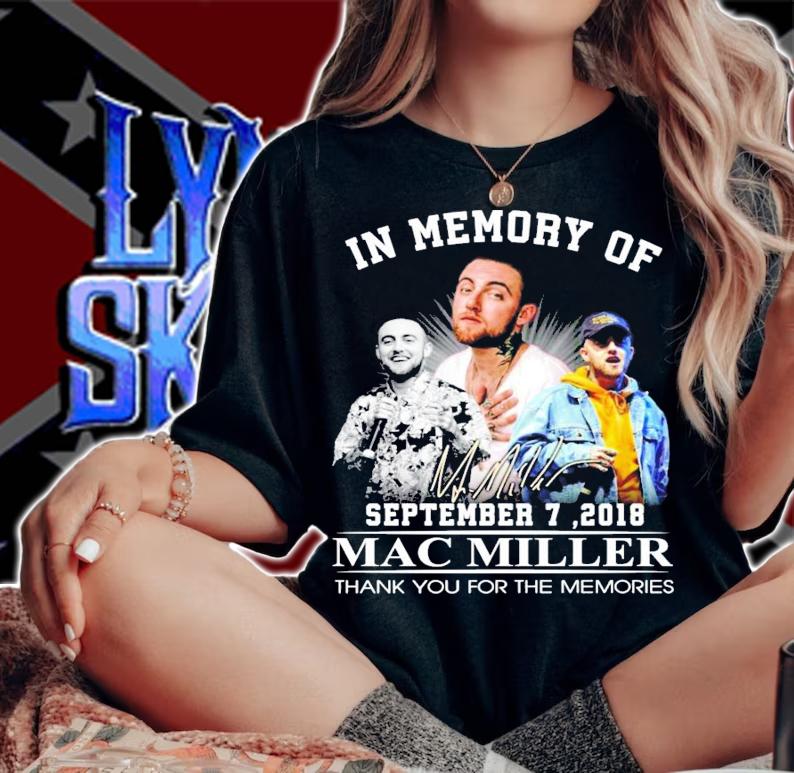 In memory of Mac Miller thank you for the memories signature shirt woman shirt