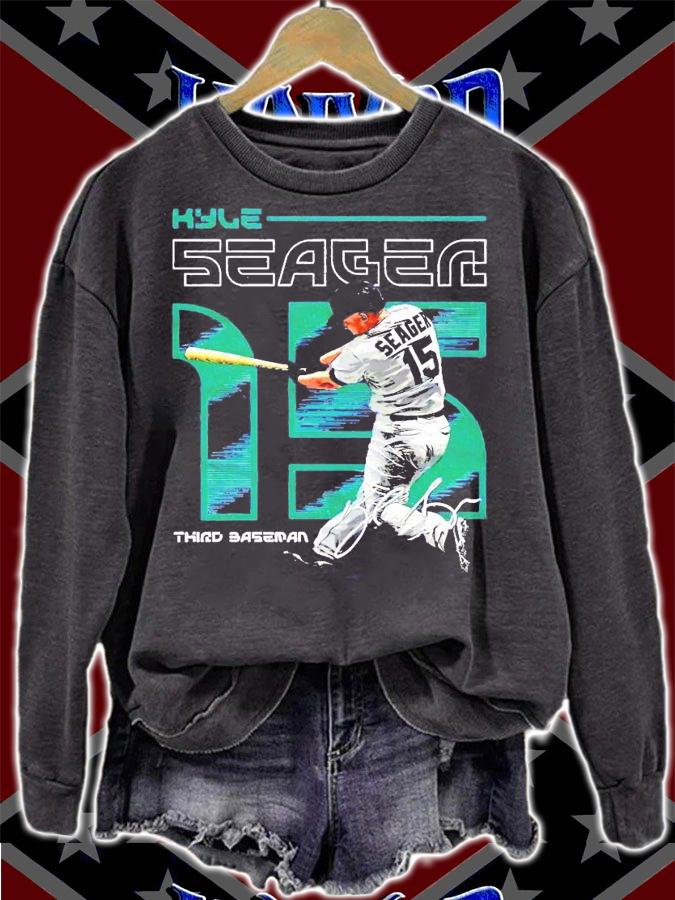 Kyle Seager third baseball t-shirt sweatshirt