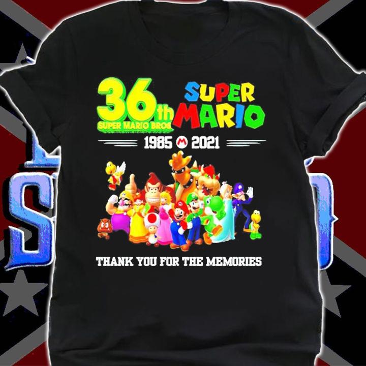 36th Super Mario Bros Super Mario 1985-2021 shirt shirt