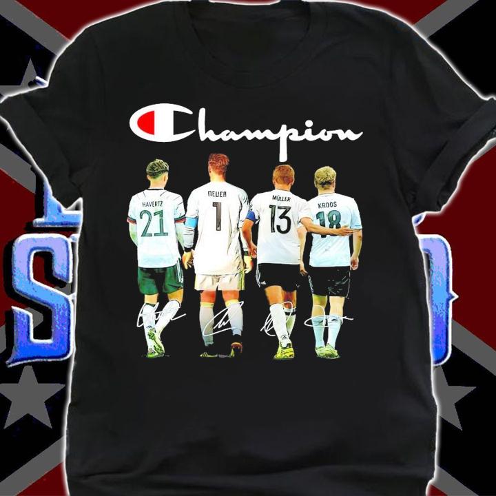 Champion Havertz Neues Muller Kroos signature t-shirt shirt