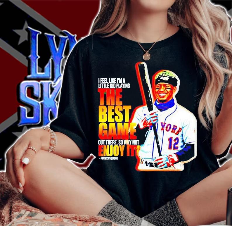 Francisco Lindor New York Mets the best game out there so why not enjoy it T-shirt woman shirt