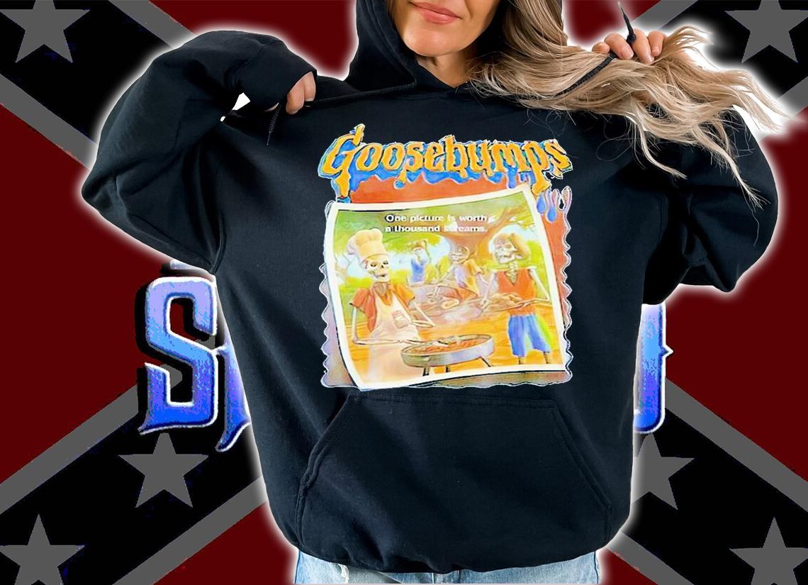 Goosebumps logo and Characters beware of monsters Halloween T-shirt hoodie