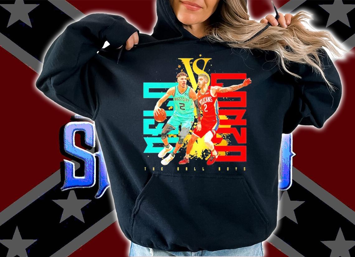 LaMelo vs. Lonzo Ball shirt hoodie