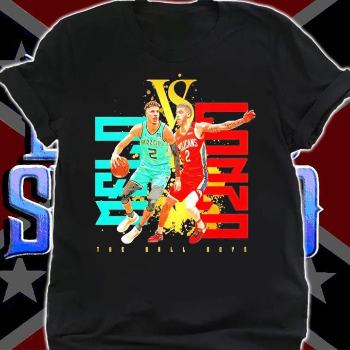 LaMelo vs. Lonzo Ball shirt shirt