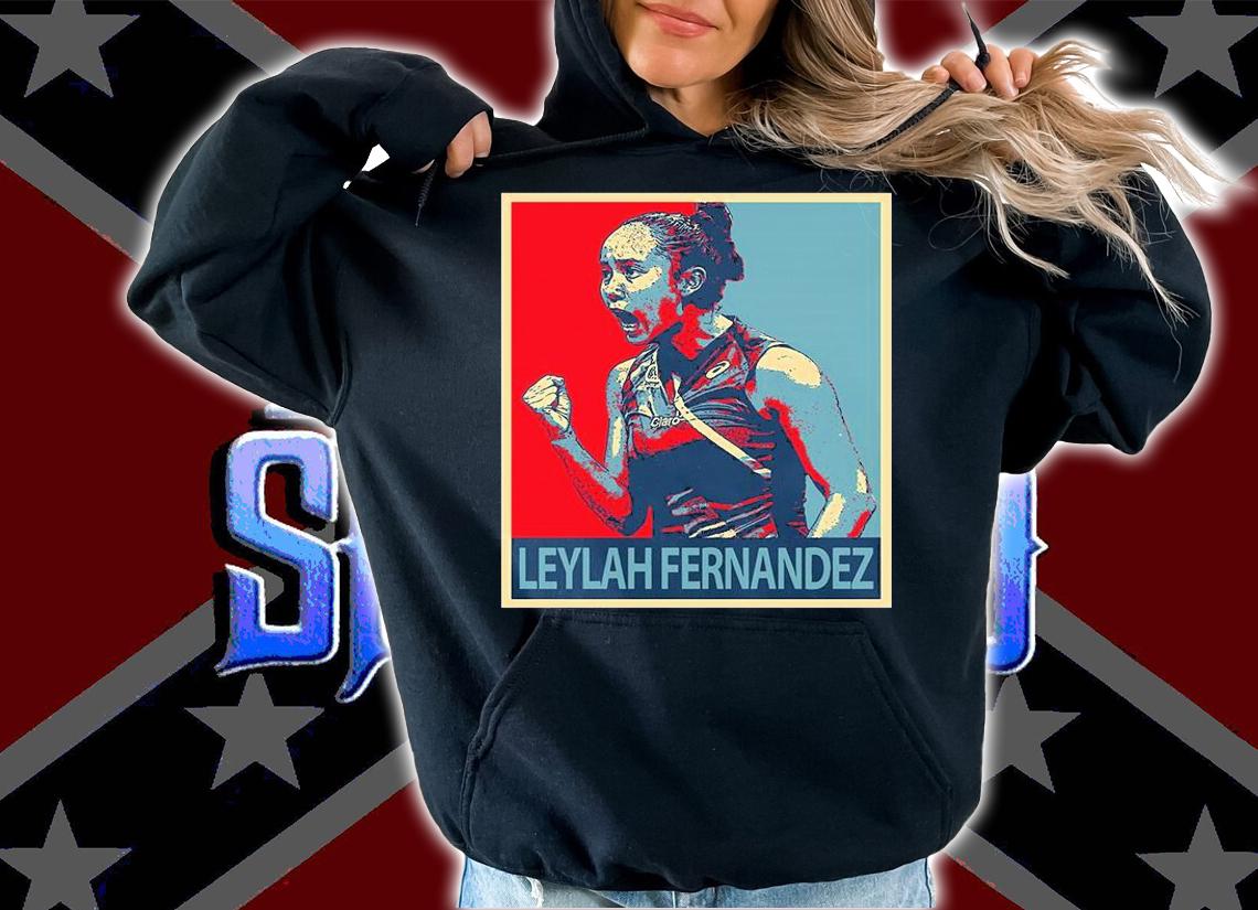 Leylah Fernandez hope vintage poster shirt