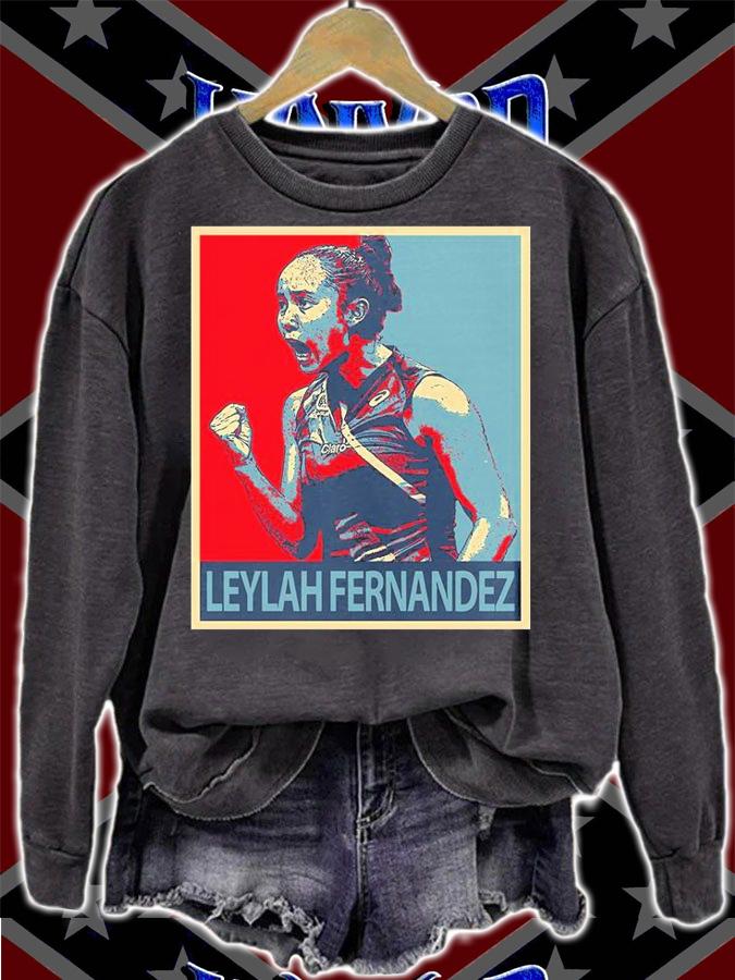 Leylah Fernandez hope vintage poster shirt