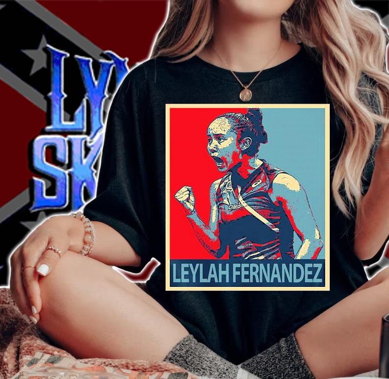 Leylah Fernandez hope vintage poster shirt