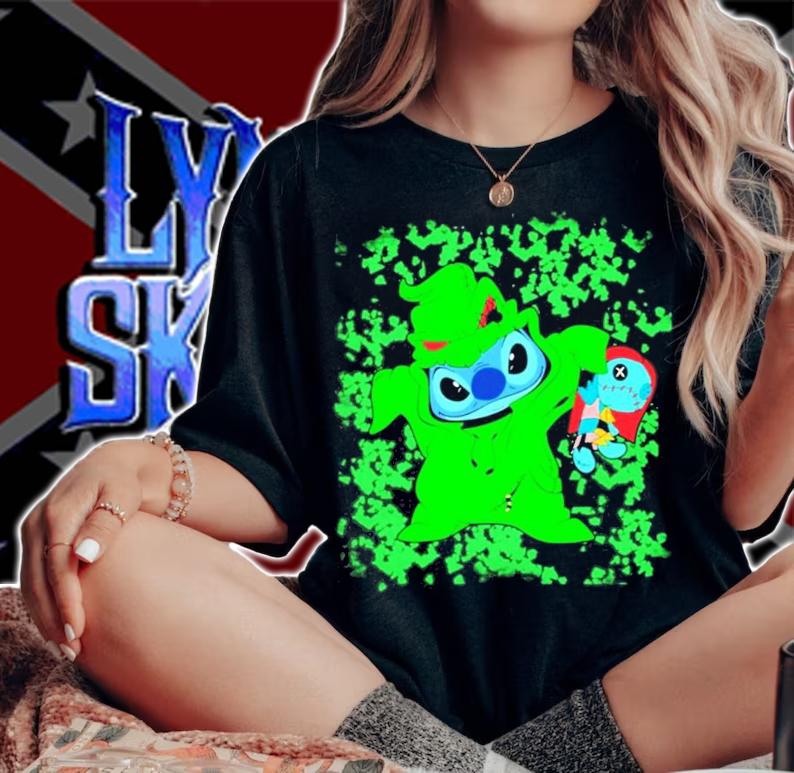 Stitch Oogie Boogie Halloween shirt woman shirt