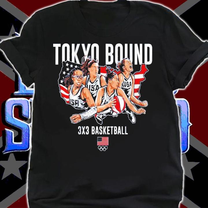 3x3 Basketball Tokyo Bound shirt