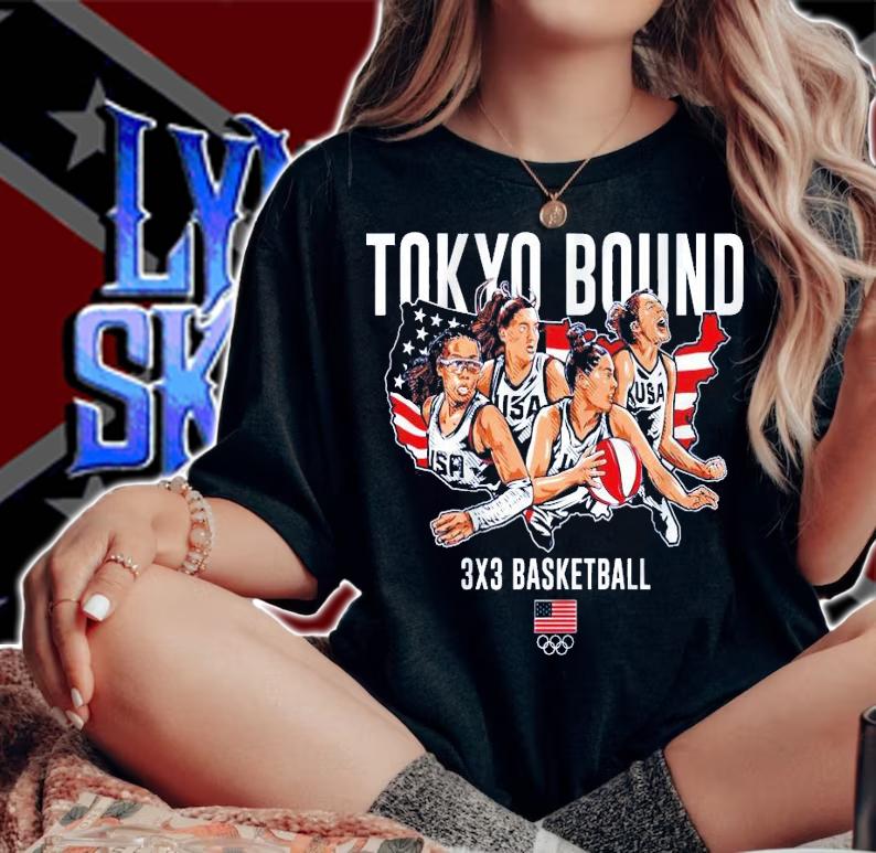 3x3 Basketball Tokyo Bound shirt
