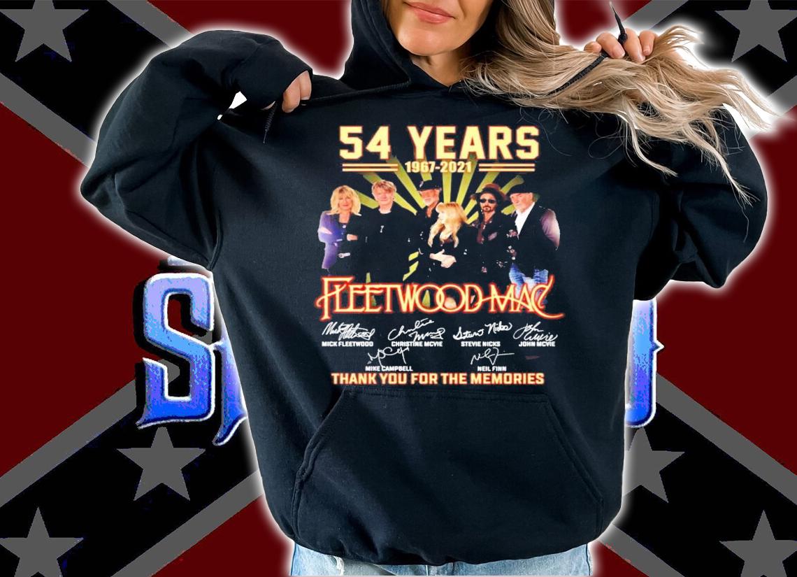 54 years 1967-2021 Fleetwood Mac signatures shirt