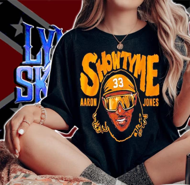 Aaron Jones Showtyme Glasses shirt