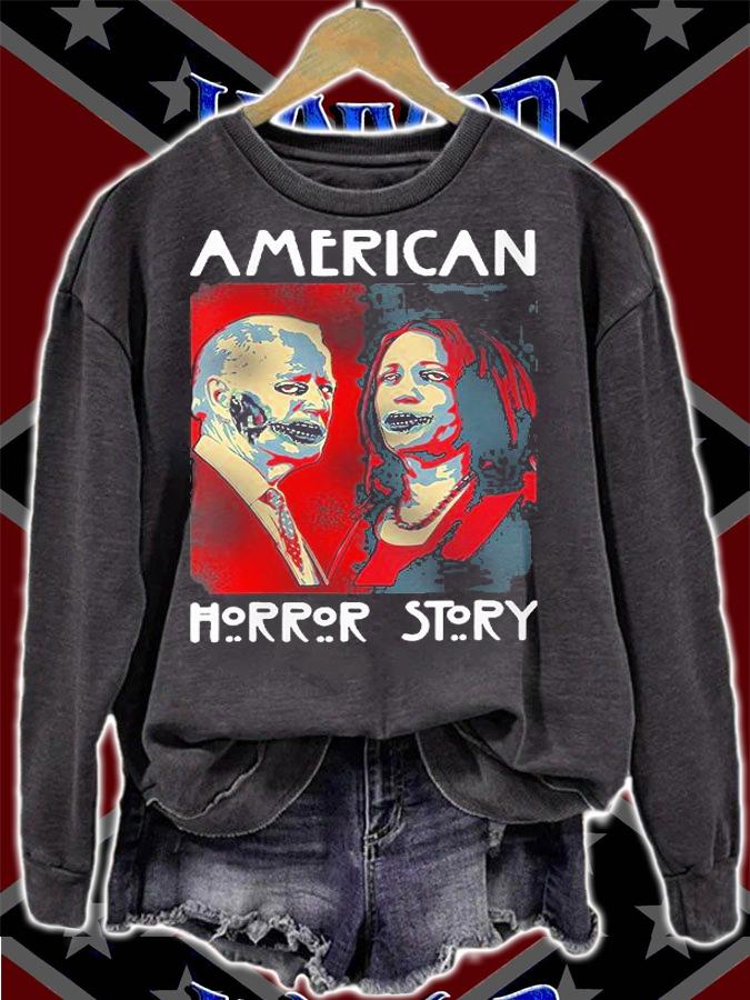 Biden Harris Horror American Zombie Story Halloween shirt