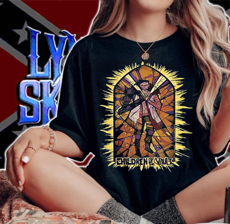 Borderlands 3 Troy Children of the Vault Stained Glass T-shirt woman shirt