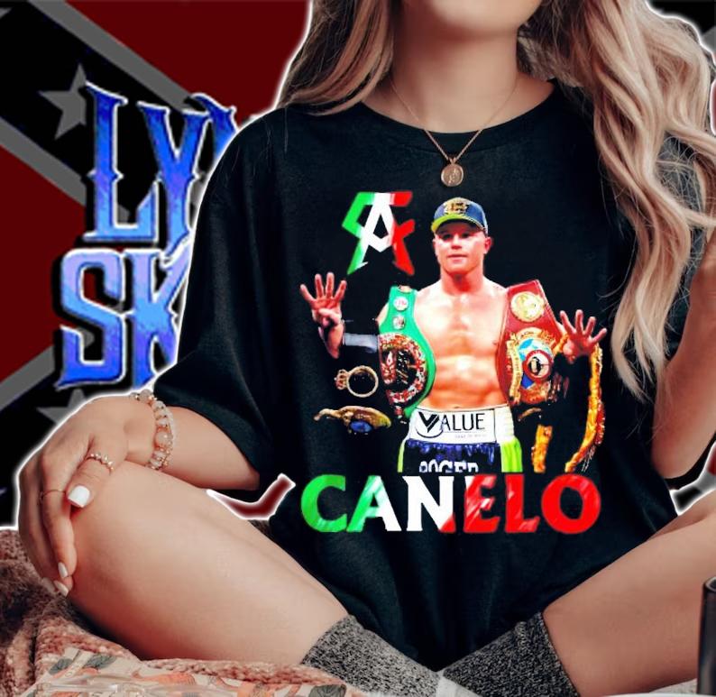 Boxing king Canelo Alvarez the winner shirt woman shirt