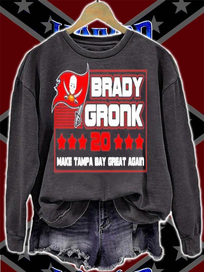 Brady Gronk 20 make Tampa Bay Great again t-shirt