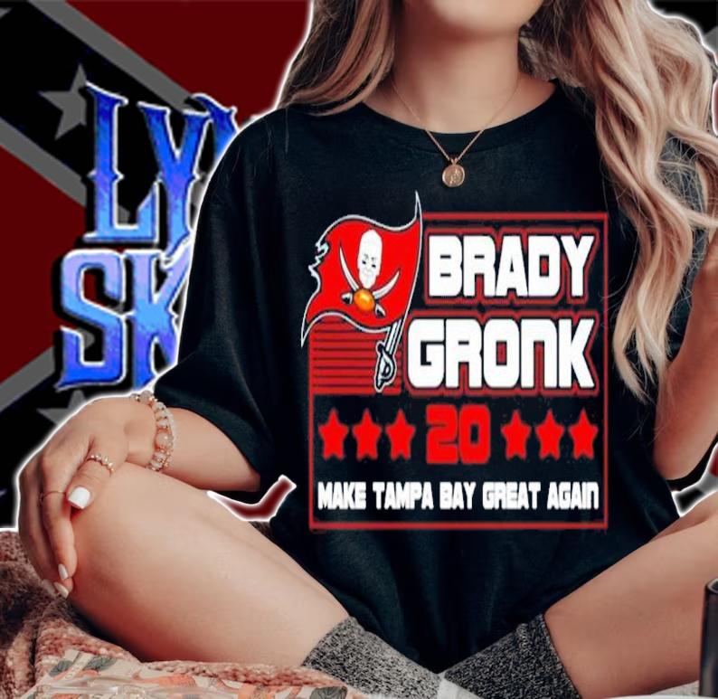 Brady Gronk 20 make Tampa Bay Great again t-shirt