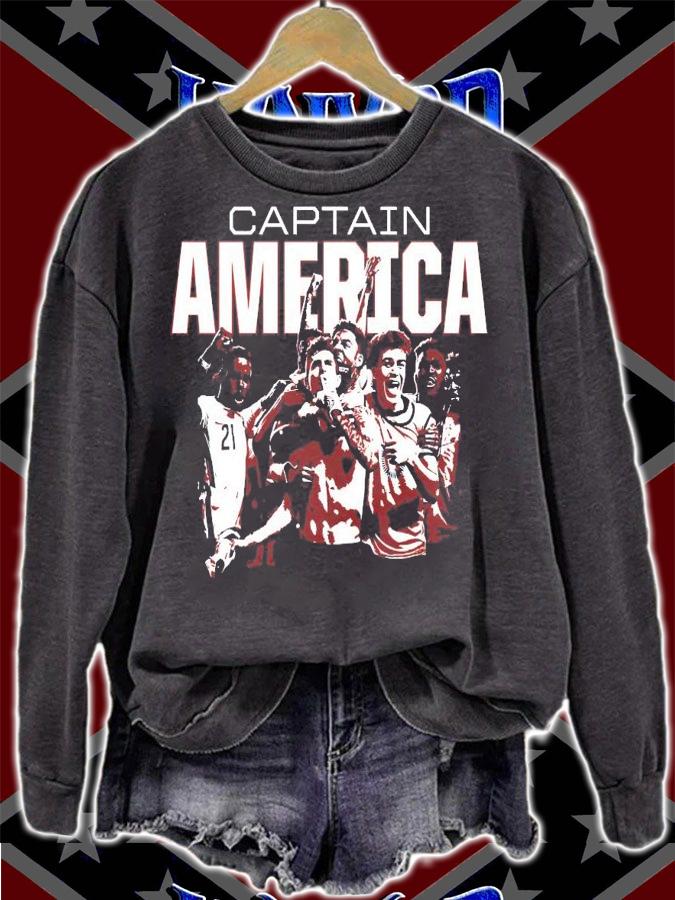 Captain America Manchester Soccer shirt sweatshirt