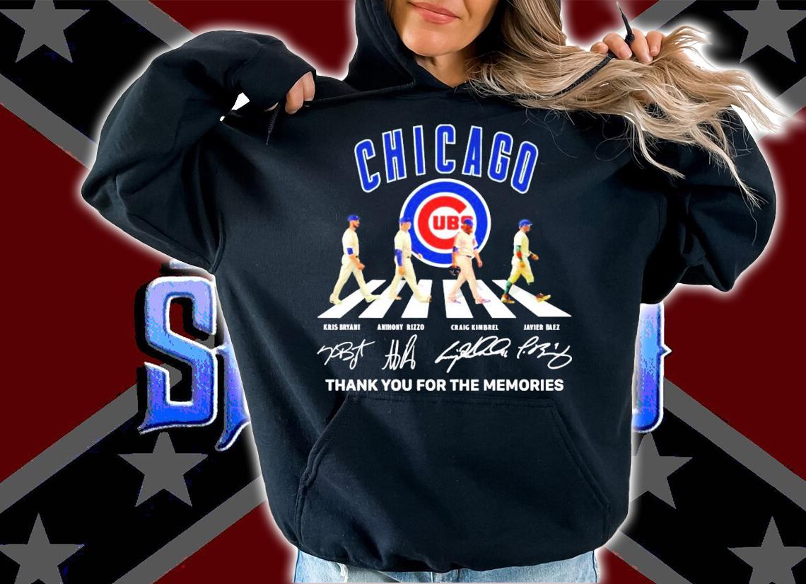 Chicago Kris Bryant Anthony Rizzo Craig Kimbrel Javier Baez Abbey Road signatures shirt