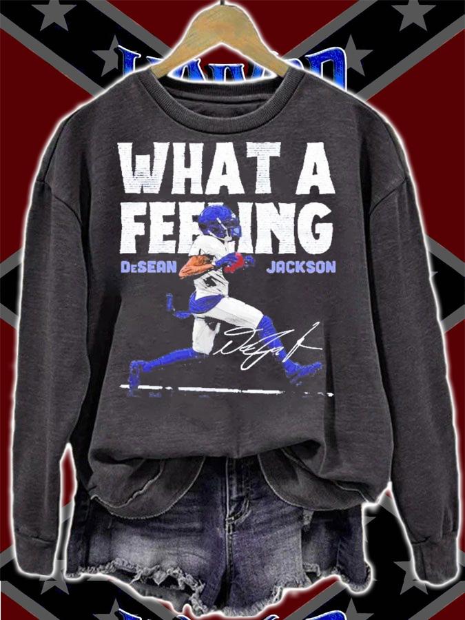 Desean Jackson What A Feeling Los Angeles Football signature Shirt