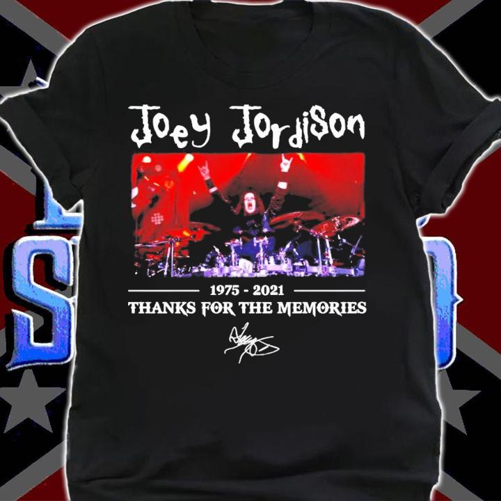 Joey Jordison 1975-2021 signature shirt