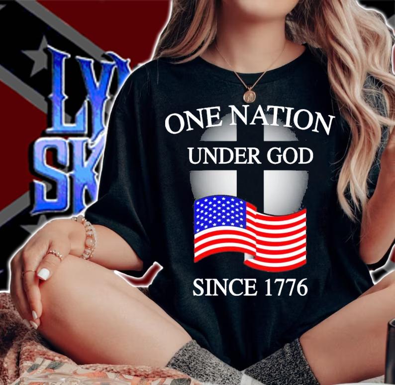 One nation under god since 1776 shirt