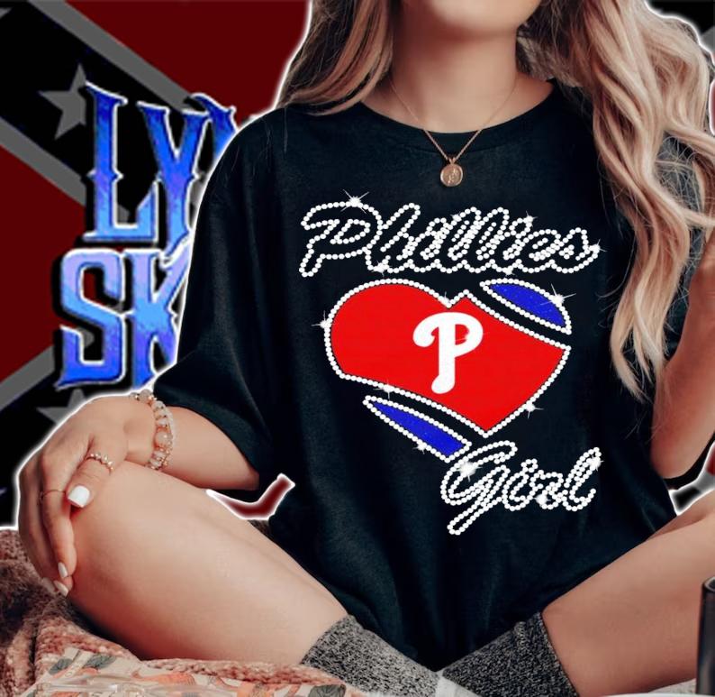 Philadelphia Phillies Girl heart shirt
