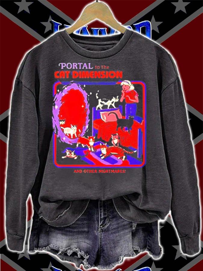 Portal to the Cat Dimension and other nightmares shirt