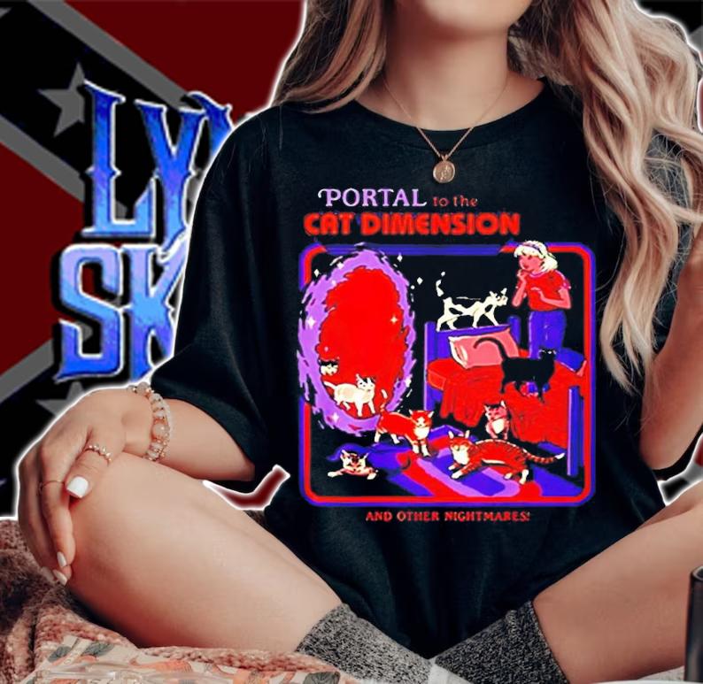 Portal to the Cat Dimension and other nightmares shirt