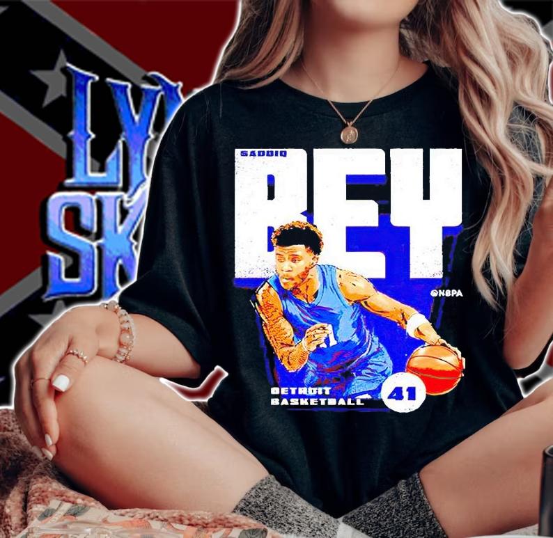 Saddiq Bey Detroit Basketball T-shirt