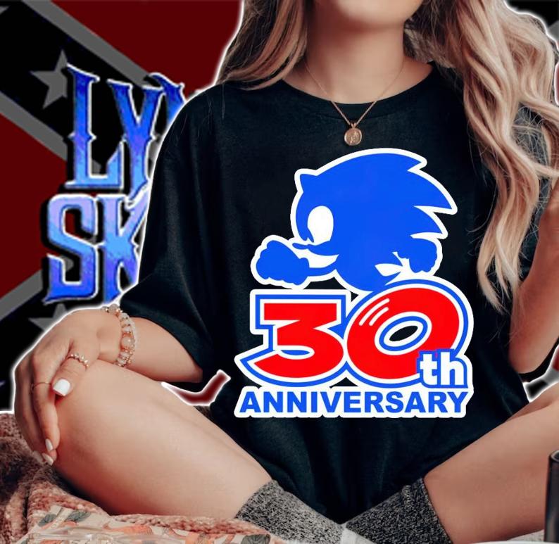 Sonic 30th anniversary shirt