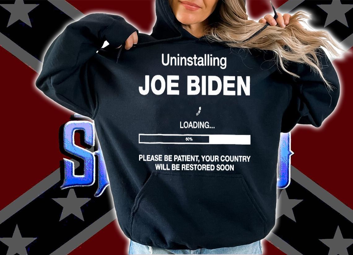 Uninstalling Joe Biden Loading T-Shirt