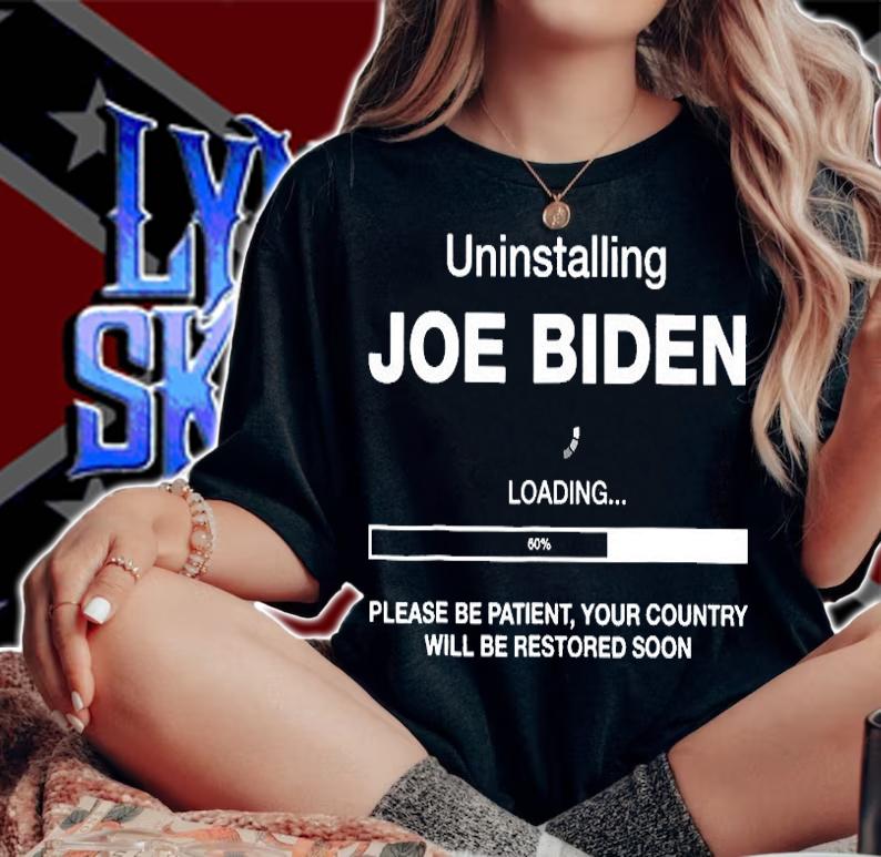 Uninstalling Joe Biden Loading T-Shirt