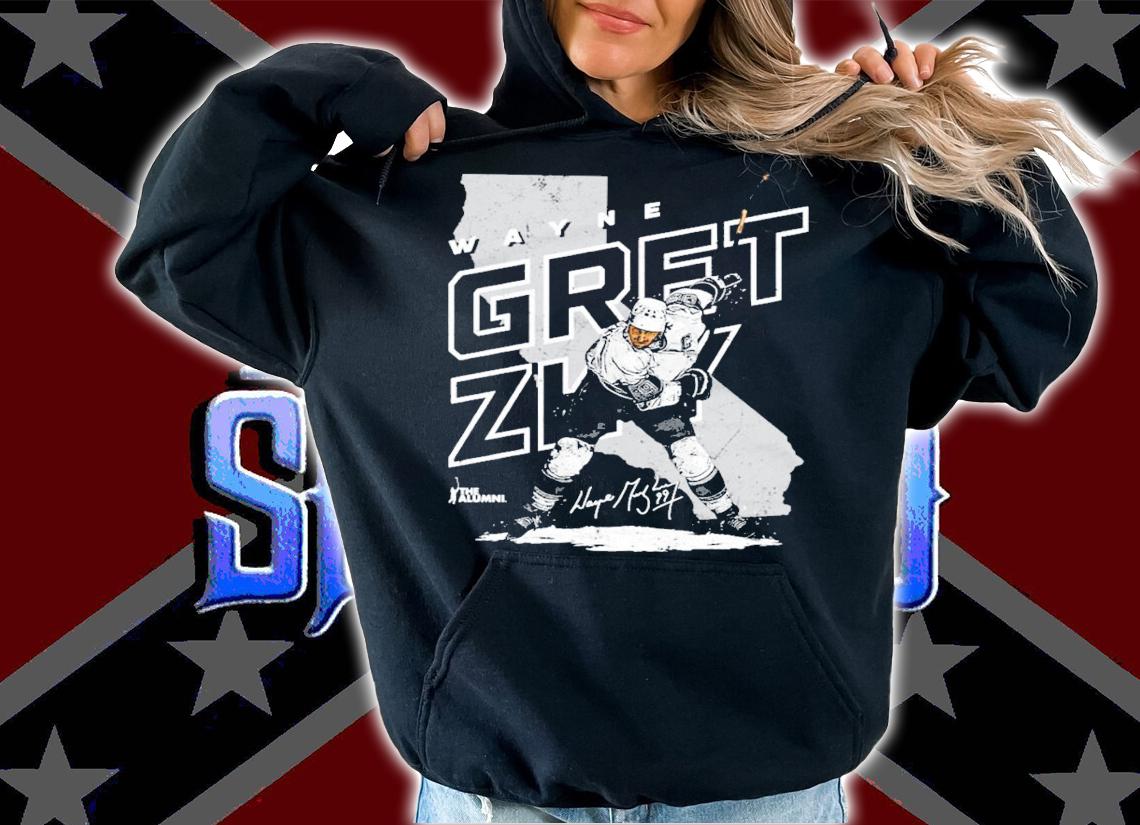 Wayne Gretzky Los Angeles signature shirt hoodie