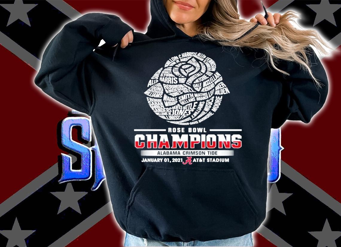 Women's Rose Bowl Champiosn Alabama Crimson Tide January 01,2021 shirt hoodie